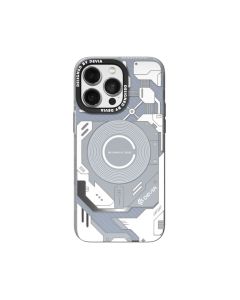 Devia Mecha Series Original Design for iPhone 15 Pro Max Magnetic Case  (6.7) - Gray