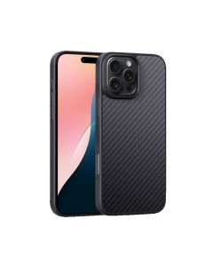 Devia Kevlar Series Ultra-thin Magnetic Shockproof Case For iPhone 16 Pro Max (6.9) - Black