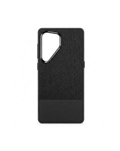 Vegan Leather Case For Samsung S25 Ultra - Black