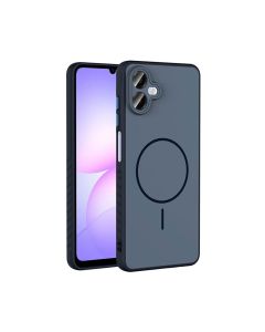 Back Cover For Samsung Galaxy A07 Case with Camera Protection MagSafe - Navy Blue