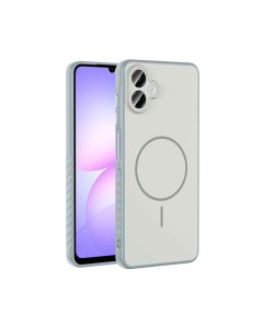 Back Cover For Samsung Galaxy A07 Case with Camera Protection MagSafe - Off-White