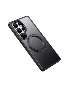 Devia Eleguard Series Magnetic Shockproof 360°Rotating Stand Case For Samsung S26 Ultra - Black