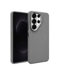 Vegan Leather Case For Samsung S26 Ultra - Gray