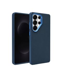 Vegan Leather Case For Samsung S26 Ultra - Blue 