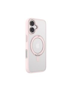 Devia Eleguard Series Magnetic Shockproof 360°Rotating Stand Case For iPhone 17 - Pink