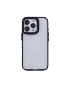 Magic Mask Q- series Back Cover For iPhone 16 Pro - Black Edge