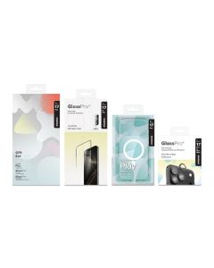 Momax iPhone 17 Pro Protection Bundle Set ( Case + Screen + Lens ) - Clear