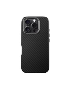 Kevlar Carbon Fiber Case For iPhone 16 Pro Max With MagSafe Ultra-Thin - Black 
