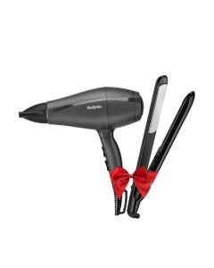 Babyliss Bundle Hair Straightener And Hair Dryer 2000 Watt - Black - Models 5910E + ST240SDE