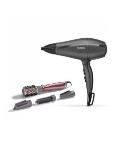 BaByliss Bundle Hair Dryer 2000 Watt And Rotating Air Styler 1000 Watt - Purple+Black - 5910E+AS960SDE