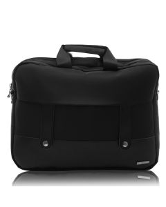 L'AVVENTO (BG733) Office Double Laptop Shoulder Bag - Up to 15.6" - Black