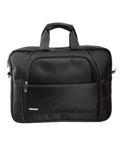 L'AVVENTO (BG786) Business Laptop Shoulder Bag fits up to 15.6" - Black