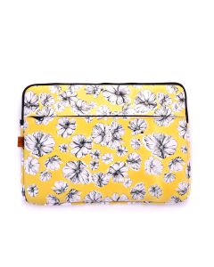 Dawenha Designs Laptop Sleeves 15.6" - White Flowers