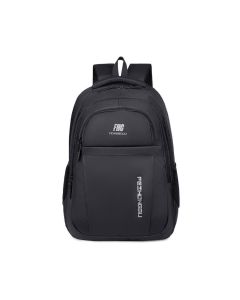 FHG Casual Polyester Backpack - Black