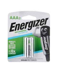 Energizer 2 AAA Rechargeable Batteries - 1.2 Volts