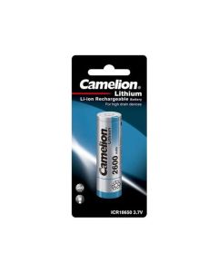 Camelion Battery 2600mAh ICR size ICR-18650F-26ICR-18650F