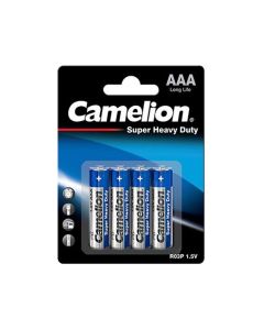 Camelion Battery 550mAh Super Heavy Duty R03 AAA R03P-BP4BR03P