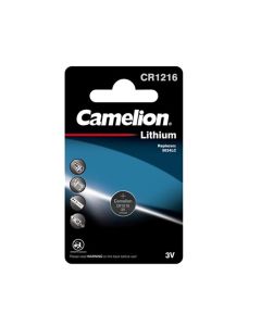 Camelion Battery Lithium - Manganese Dioxide- CR1216-BP1CR1216