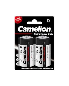 Camelion Battery D R20P-BP2K 2pc Card 2