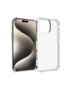 Gorilla Back Cover For iPhone 16 Pro Max Shockproof TPU Case - Transparent