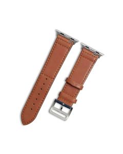 Leather Strap For Apple 42/45/46/49mm adjustable To 22MM Watches For Huawei / Xiaomi / Amazfit / Chinese watches - Brown