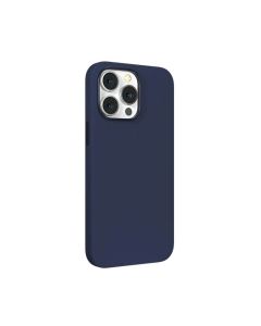 Devia Back Cover for iPhone 14 / 13 Nature Series Silicone Magnetic Case (6.1) - Navy Blue