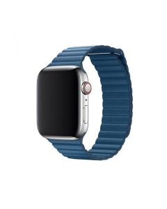 Elegant Leather Loop 44mm - Cape Cod Blue