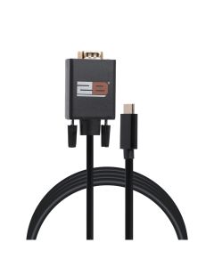 2B (CV144) Type C to VGA Cable - 1.8M - Black