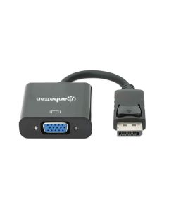 مانهتن محول من DisplayPort Male إلي  VGA HD15 Female  طولة 15 سم - 6 in Active - أسود