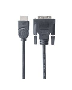 مانهاتن كابل من HDMI الي  DVI-D 24+1Male - أسود