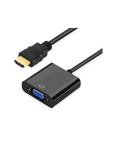 HDMI to VGA Converter with Power and Audio Output - Black