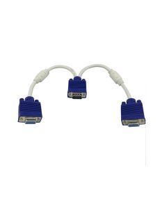 Cable - كابل - توبي CV733 - كابل Vga Y Splitter من  Male الي Female محول لشاشة كمبيوتر