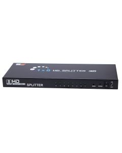 2B (CV998) HDMI Splitter 1 to 8 Automatic Detection with Power Adapter