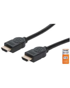 Manhattan 394710 HDMI Male to HDMI Male 4K@60Hz 1m - Black