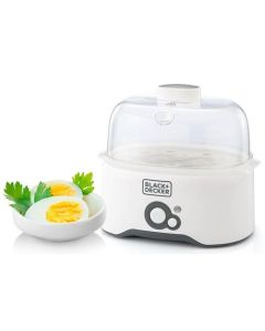 BLACK+DECKER Egg Cooker - 6 Eggs - White - Eg200-B5