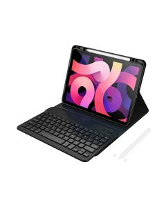WIWU MK-006 جراب 3 في 1 قلم + لوحة مفاتيح لجهاز آيباد برو 13 بوصة 2024 - أسود