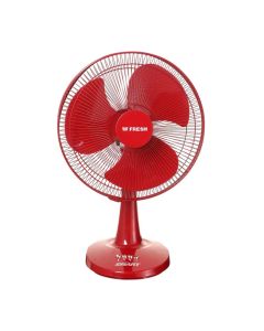 Fresh Fan Desk Smart 16 Inch With 3 Speed and 3 Blades - Red