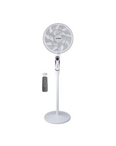 Fresh Stand Fan 16 Inch Turbo Remote - White - 12020