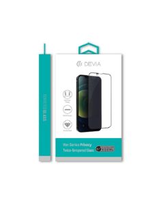 Devia Van Series Full Screen Anti-staticآ Twice-Tempered Glass forآ iPhone 13 Pro Max (6.7) - Black