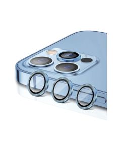 Devia Peak Series Lens Protector CD Process 3PCS for iPhone 13 Pro &13 Pro Max - Sierra Blue