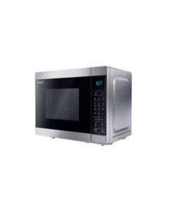 Sharp Microwave 25 Liter 900W Grill & 8 Menus - Silver -  R250MGRSL2