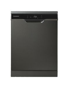 Tornado Dishwasher 12 Person - 60 cm - Digital - 8 Programs - Dark Inox - TDV-FN128CDX