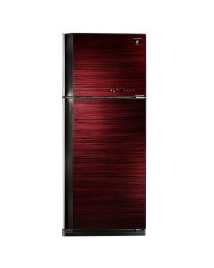 Sharp Refrigerator Inverter Digital No Frost 450 L- 2 Glass Doors - Red - SJ-GV58A(RD)