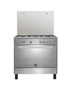 La Germania Freestanding Cooker 5 Gas Burners 90*60 cm - Stainless Steel - 9D10GUB1X4AWW