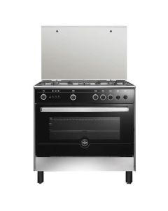 La Germania Freestanding Cooker 90 x 60 - 5 Gas Burners - Stainless x Black - 9N10GUB1X4AWW