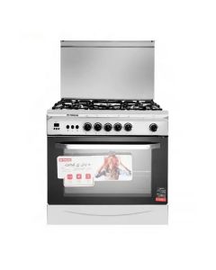 Fresh Gas Cooker 5 Burner 80*55 CM Italiano Cast - Stainless - 17305