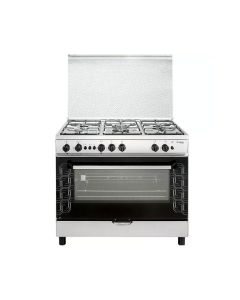 Fresh Punto Gas Cooker - 5 Burners With Fan - 60*90 cm - Stainless Steel - 17304