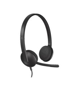 Logitech Corded USB Headset H340 - EMEA - Black