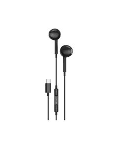 Porodo Soundtec Type-C Stereo Earphone - Black