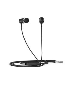 HP DHE-7000 3.5mm wired Earphone With Mic - Black